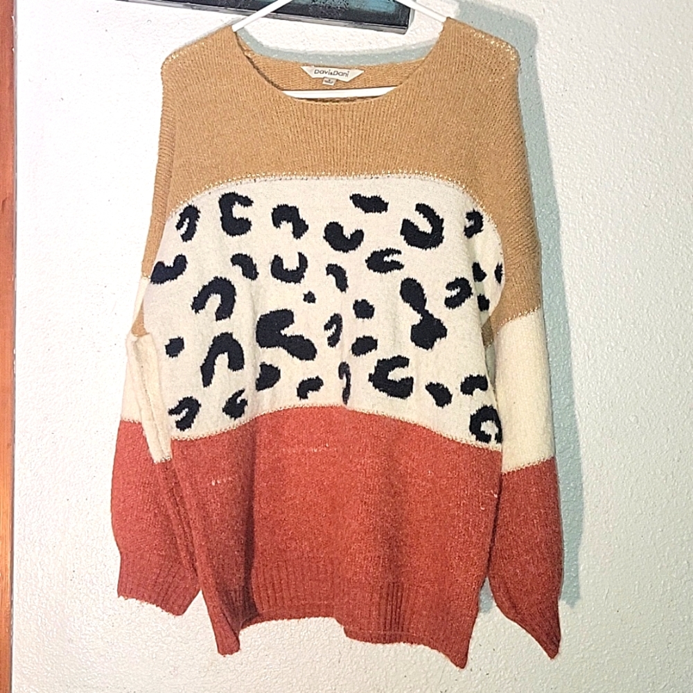Davi&Dani Women Small Pullover fuzzy Sweater